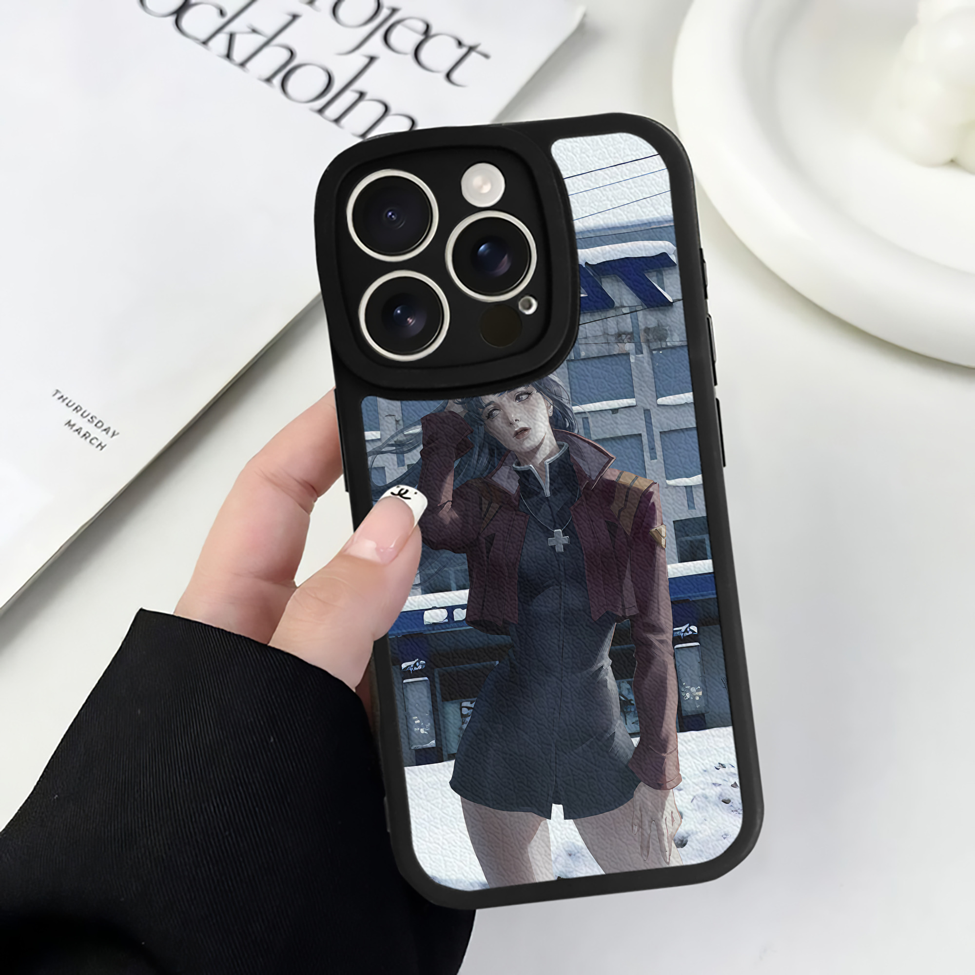 （画像用） EVA 新世紀エヴァンゲリオン 【iPhone 16シリーズ対応】シリコンスマホケース（レザー調） 材質：シリコン